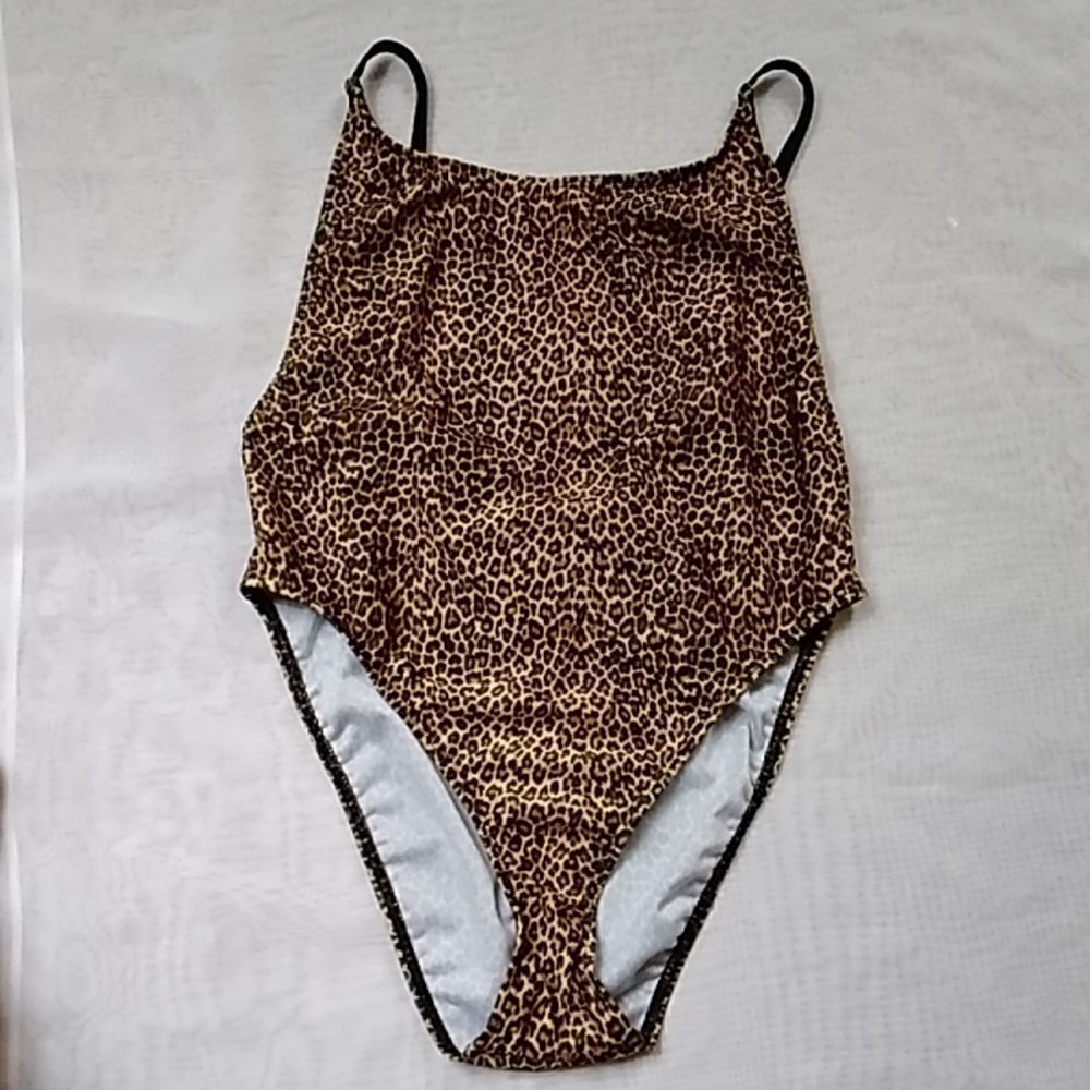 Dippin Daisy's Made In USA Leopard Print Women's Swim Size M